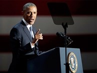  Người ủng hộ hô vang 'thêm 4 năm nữa' khi Obama phát biểu chia tay